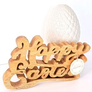 *Happy Easter Chunky Wood Sign.